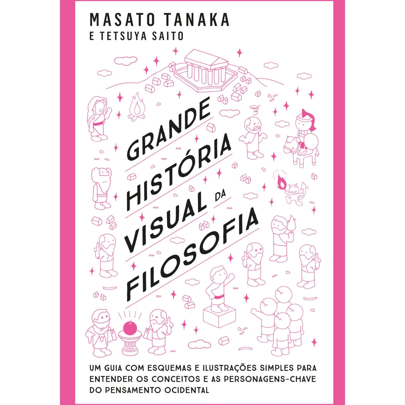 Marcador Grande História Visual da Filosofia de Masato Tanaka e Tetsuya Saito^ Técnicos