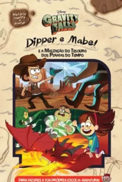 Dom Quixote Gravity Falls - Dipper e Mable e a Maldição do Tesouro dos Piratas do Tempo^ Coleções Juvenis