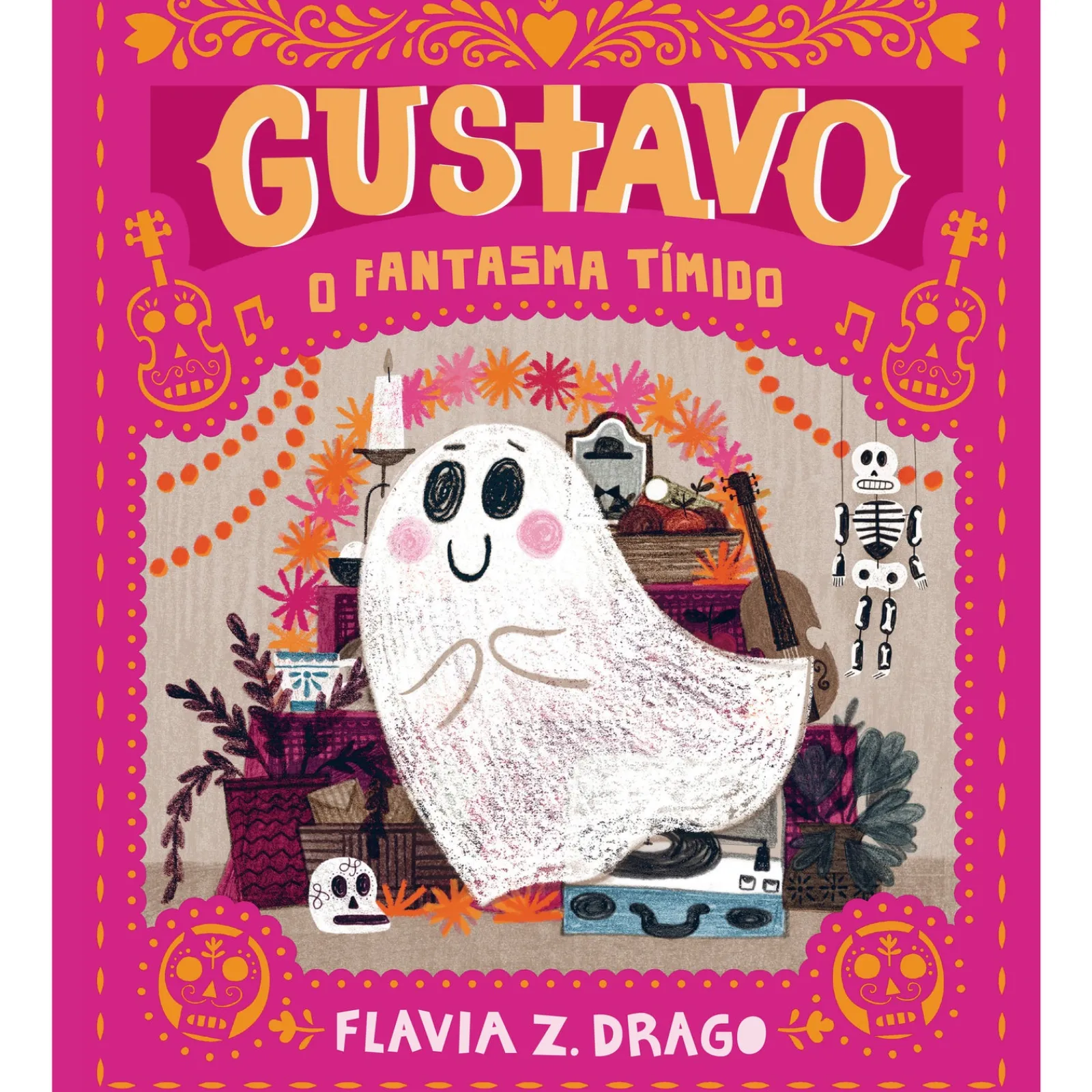 Fábula Gustavo - o Fantasma Tímido de Flavia Z. Dargo^ Literatura Infantil
