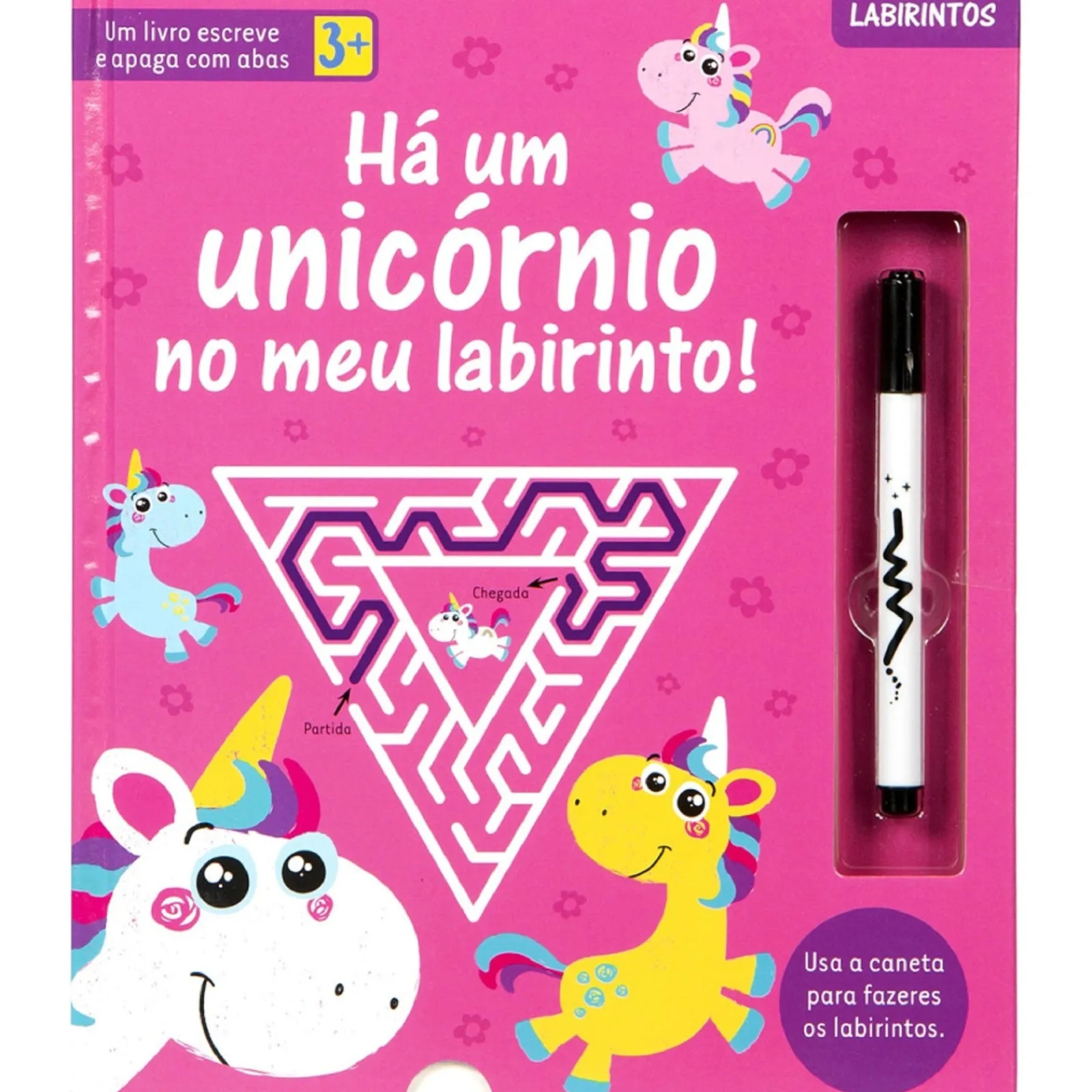 Porto Editora Há um Unicórnio no Meu Labirinto! - Um Livro Escreve e Apaga com Abas^ Atividades