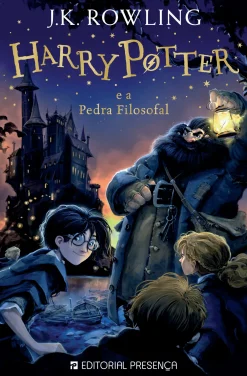 Editorial Presença Harry Potter e a Pedra Filosofal de J. K. Rowling^ Coleções Juvenis