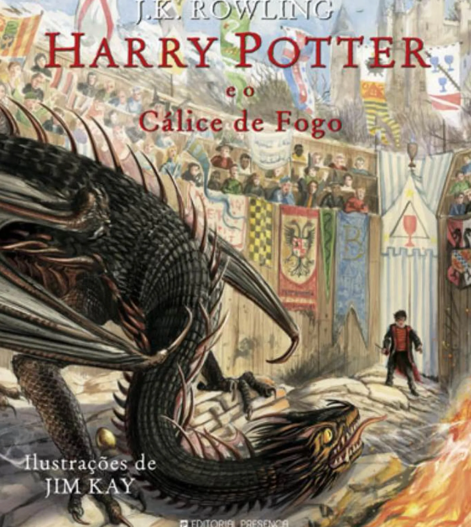 Presença Harry Potter e o Cálice de Fogo de J. K. Rowling - Edição Ilustrada^ Coleções Juvenis