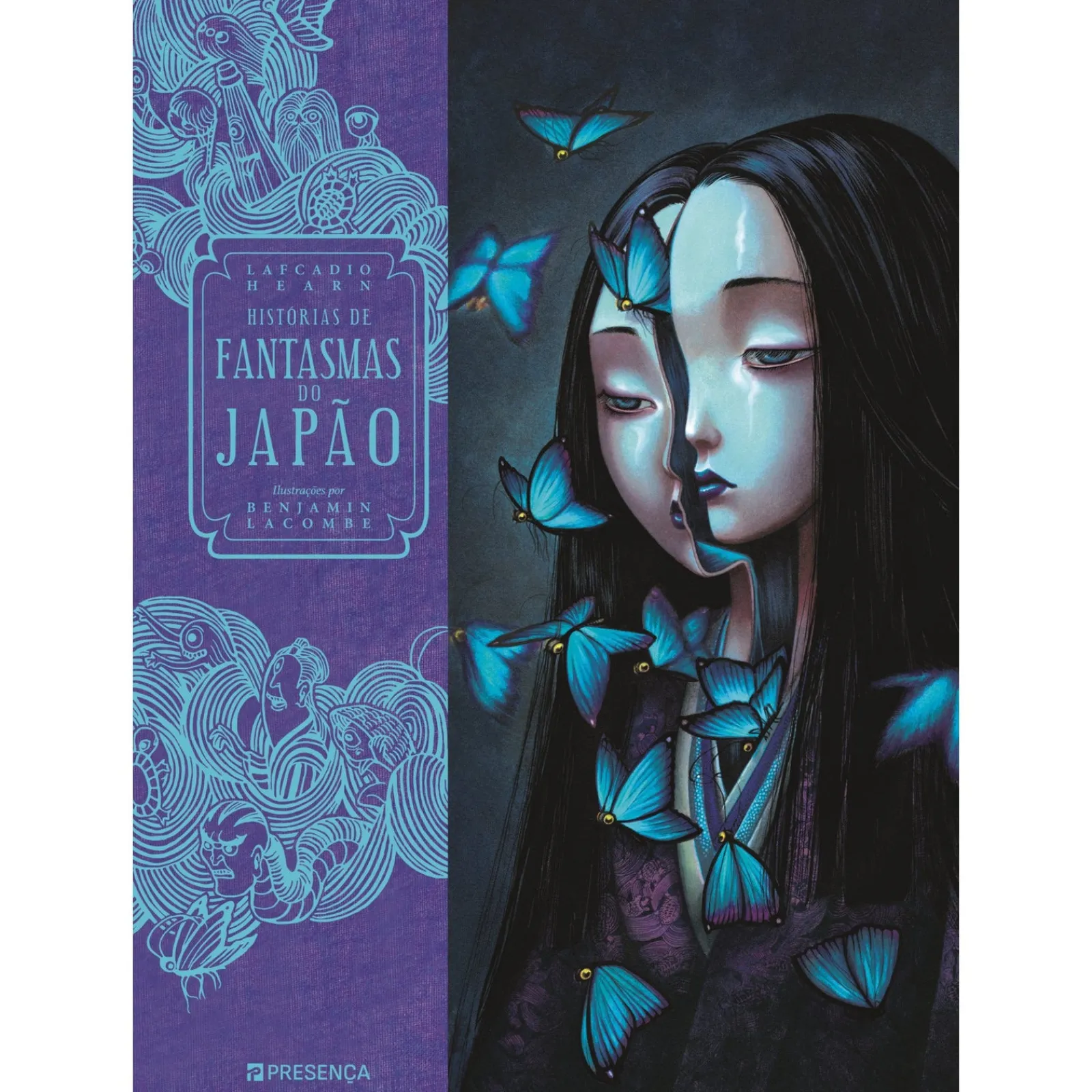 Presença Histórias de Fantasmas do Japão de Lafcadio Hearn e Benjamin Lacombe^ Banda Desenhada E Novelas Gráficas