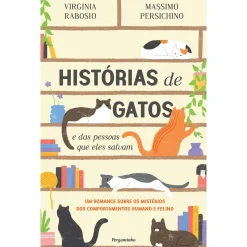 Pergaminho Histórias de Gatos de Virginia Rabosio e Massimo Persichino - E das Pessoas que Eles Salvam^ Romance
