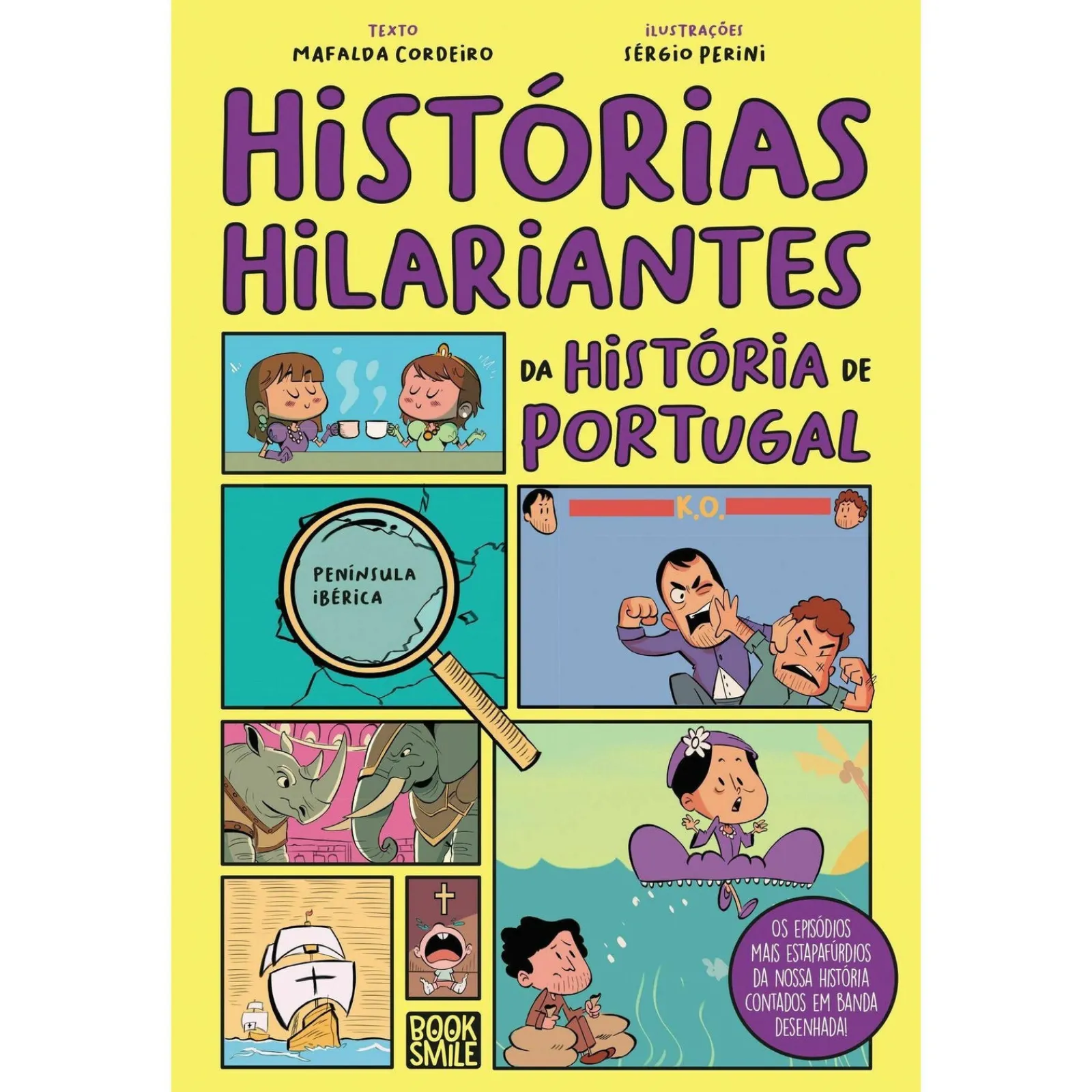 Booksmile Histórias Hilariantes da História de Portugal de Mafalda Cordeiro^ Conhecimento