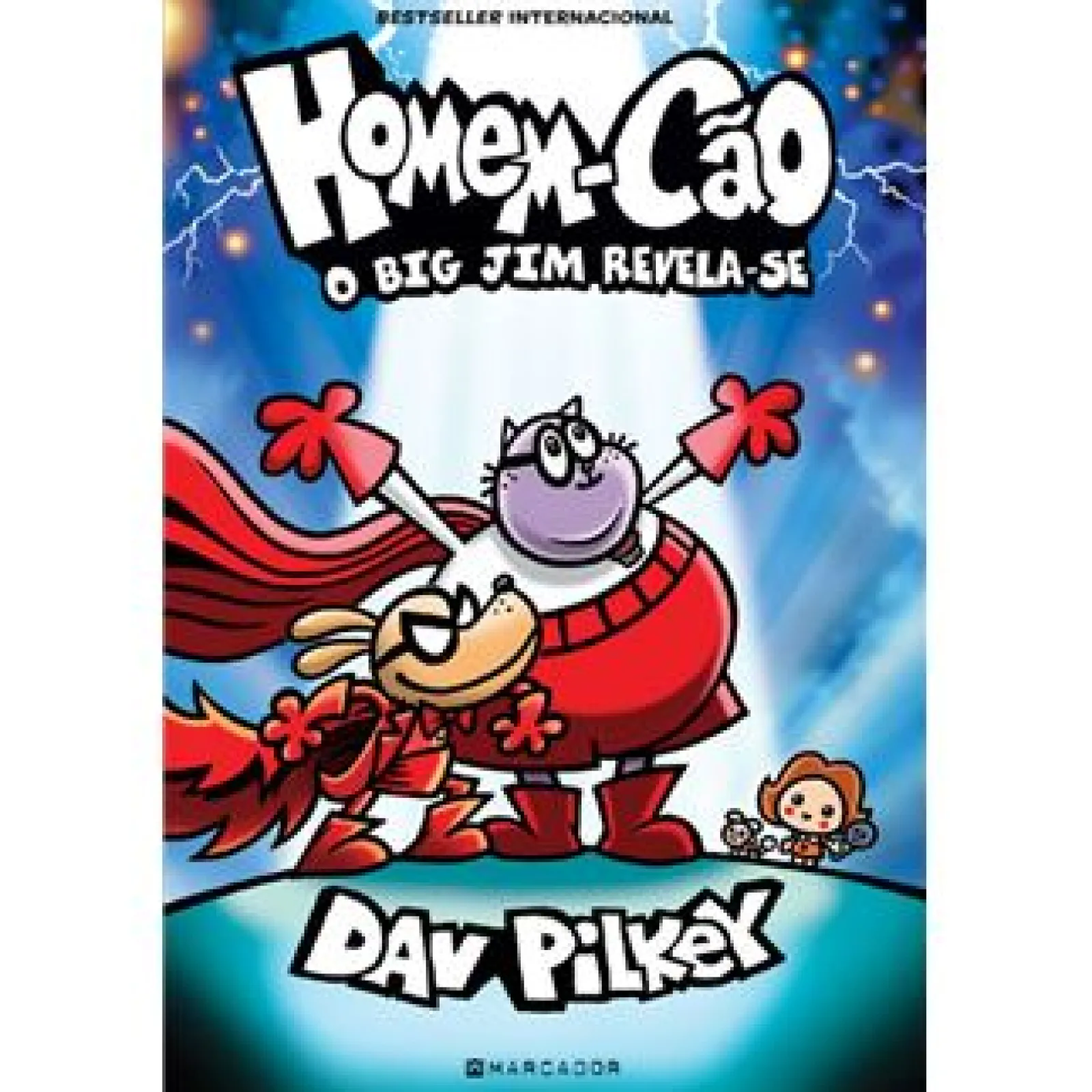 Marcador Homem-Cão N.º 13 - O Big Jim Revela-Se de Dav Pilkey^ Coleções Juvenis