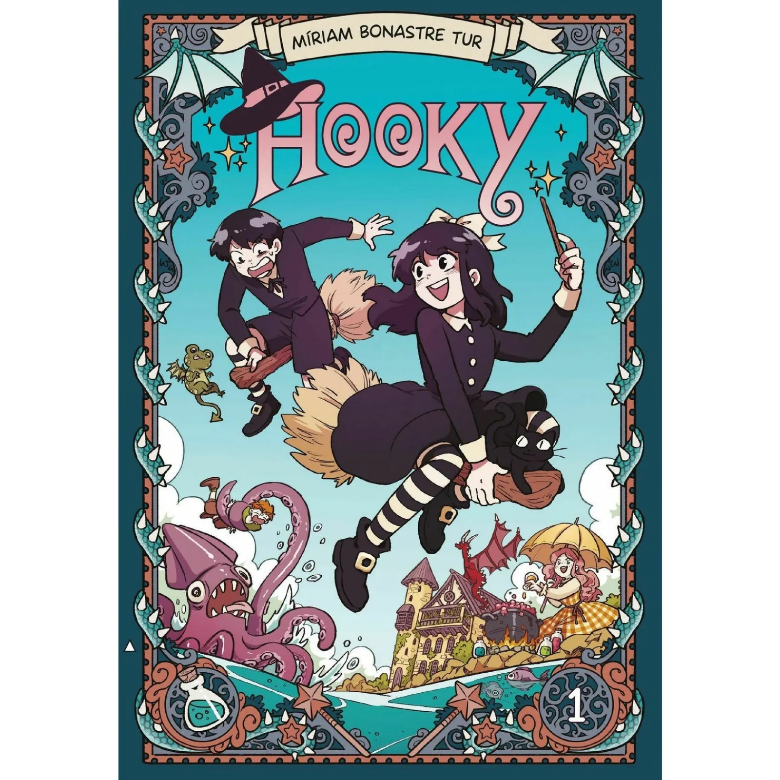 Booksmile Hooky 1 de Míriam Bonastre Tur^ Banda Desenhada E Novelas Gráficas