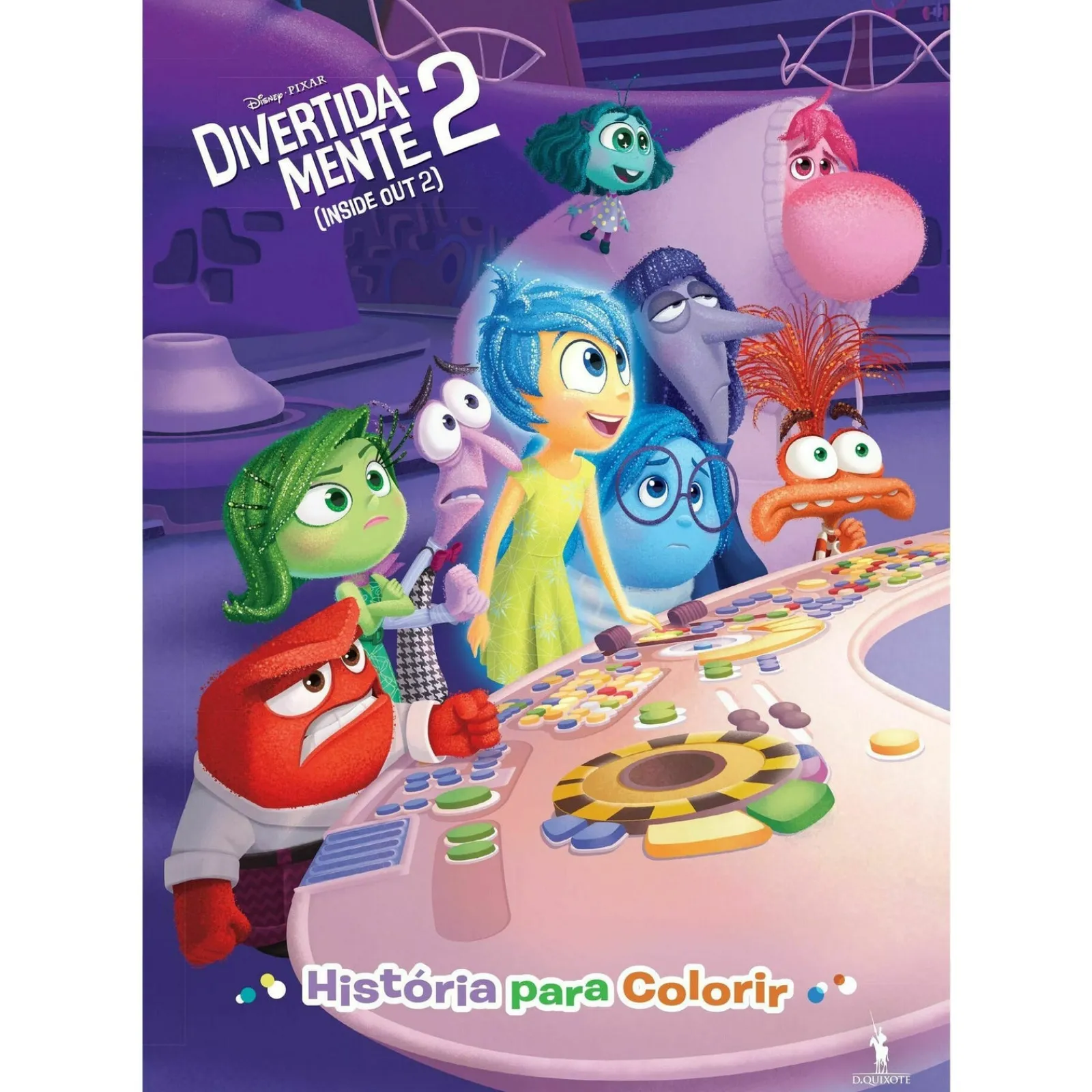 Dom Quixote Inside Out 2 : História para Colorir de Disney^ Atividades