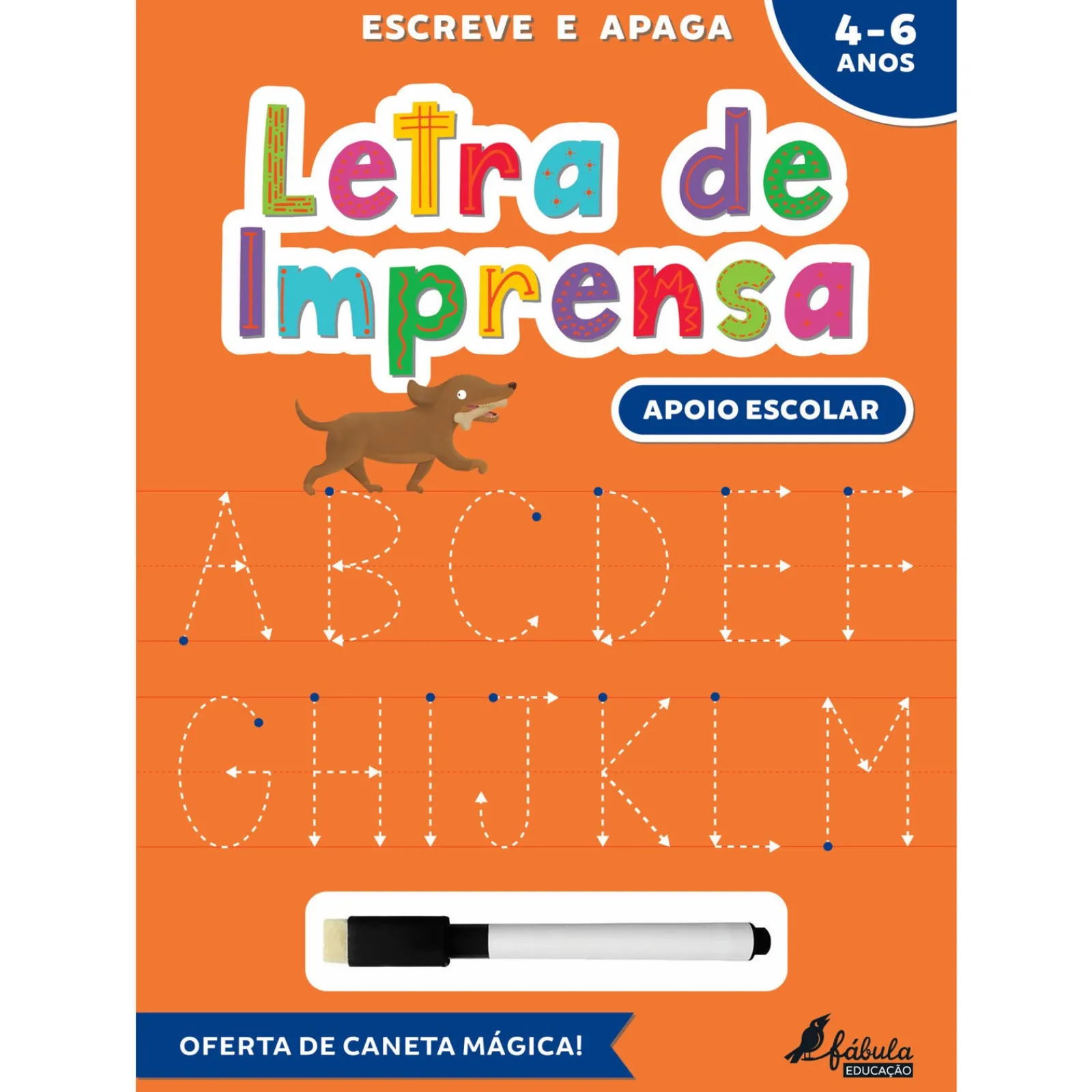 Fábula Letra de Imprensa de Ana Margarida Biscoito^ 1º Ciclo