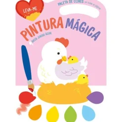 Yoyo Leva-Me - Pintura Mágica - Galinha - Rosa^ Atividades