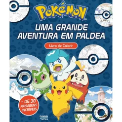 Nuvem De Letras Livro de Colorir Pokémon - uma Grande Aventura em Paldea^ Atividades
