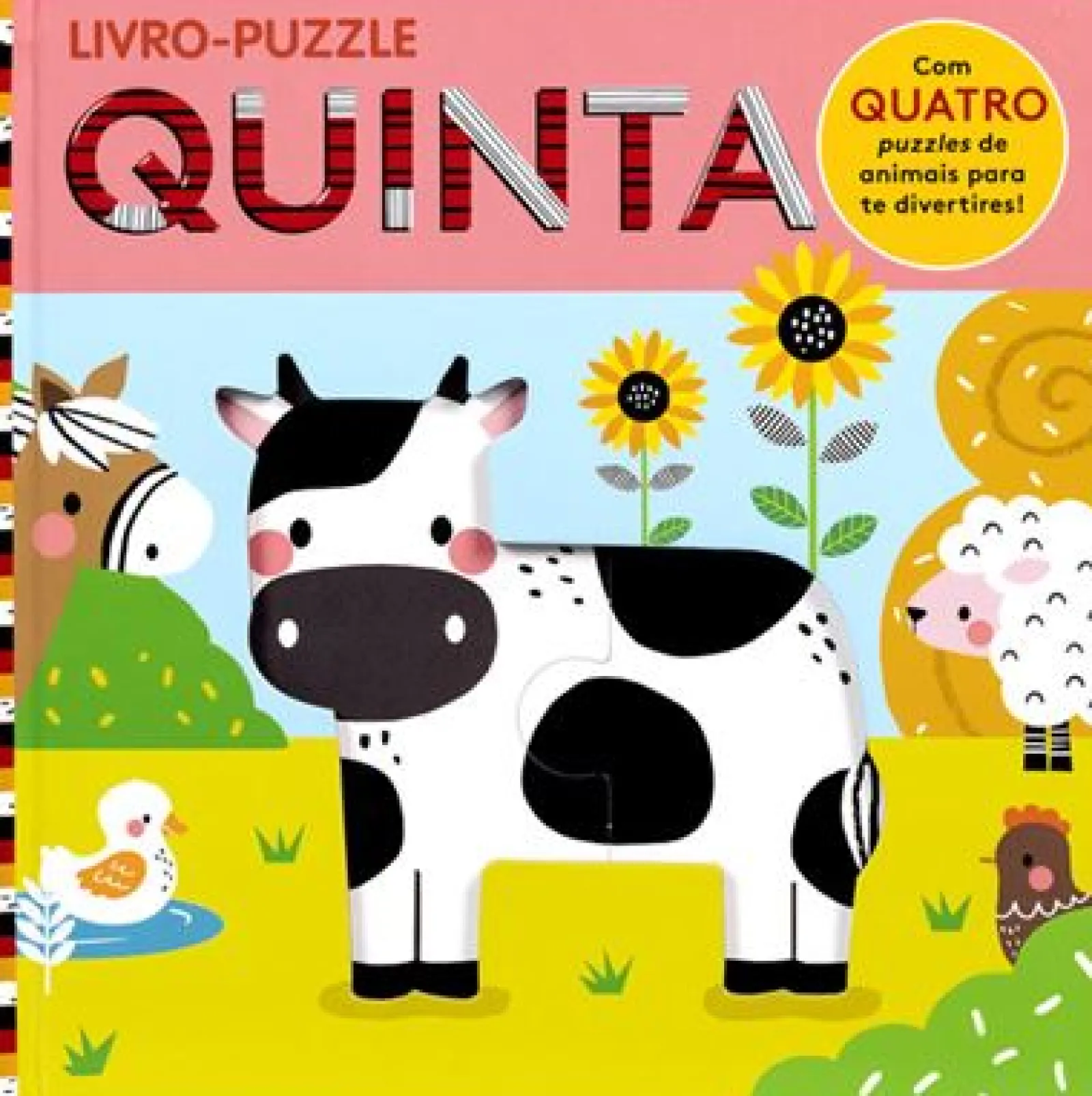 Porto Editora Livro-Puzzle: Quinta - com Quatro Puzzles de Animais para Te Divertires!^ Atividades|Puzzles