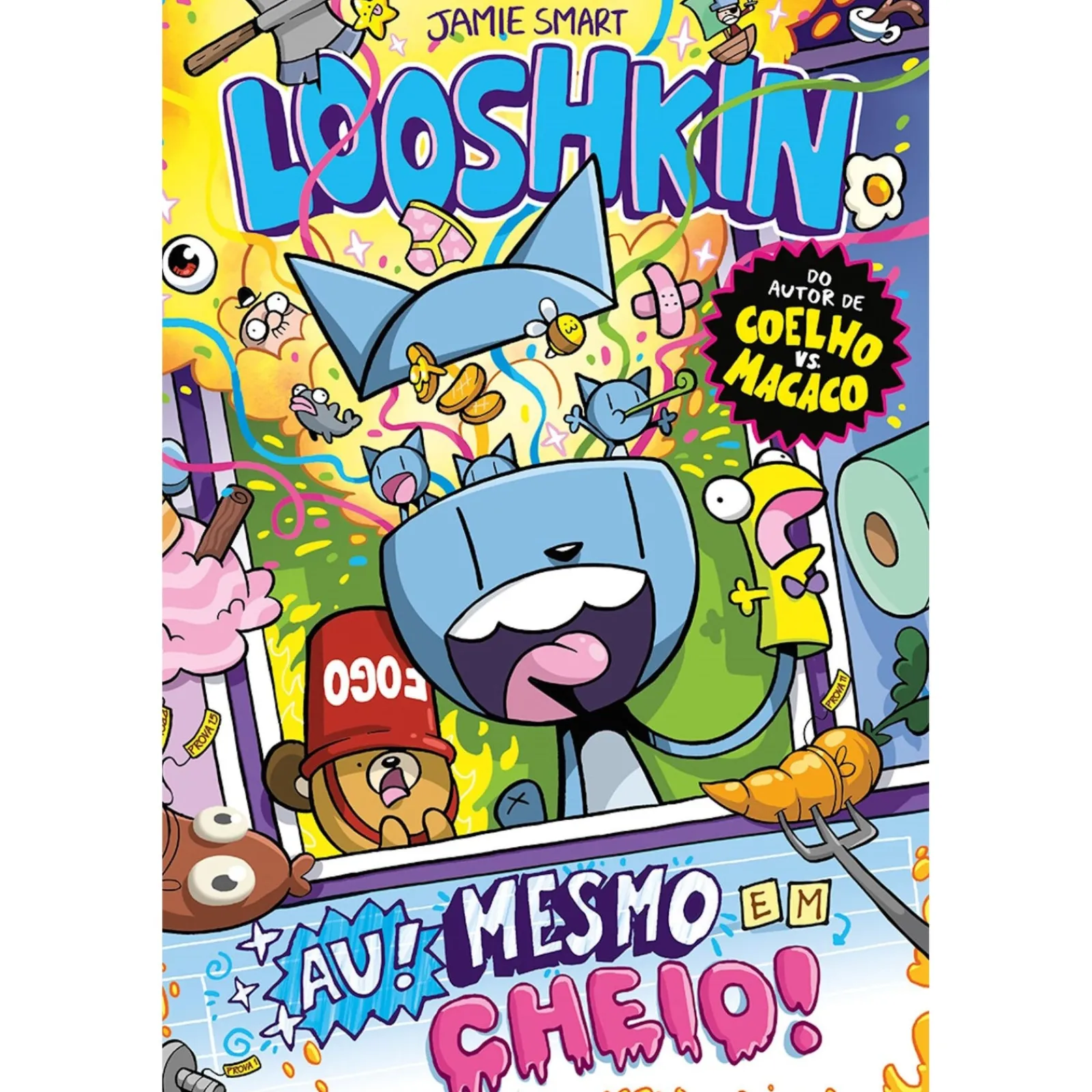 Porto Editora Looshkin - Au! Mesmo em Cheio! de Jamie Smart - Livro 2^ Banda Desenhada E Novelas Gráficas