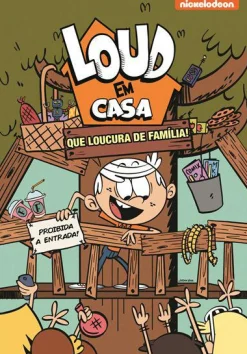 Nuvem De Letras Loud em Casa - que Loucura de Família!^ Banda Desenhada E Novelas Gráficas