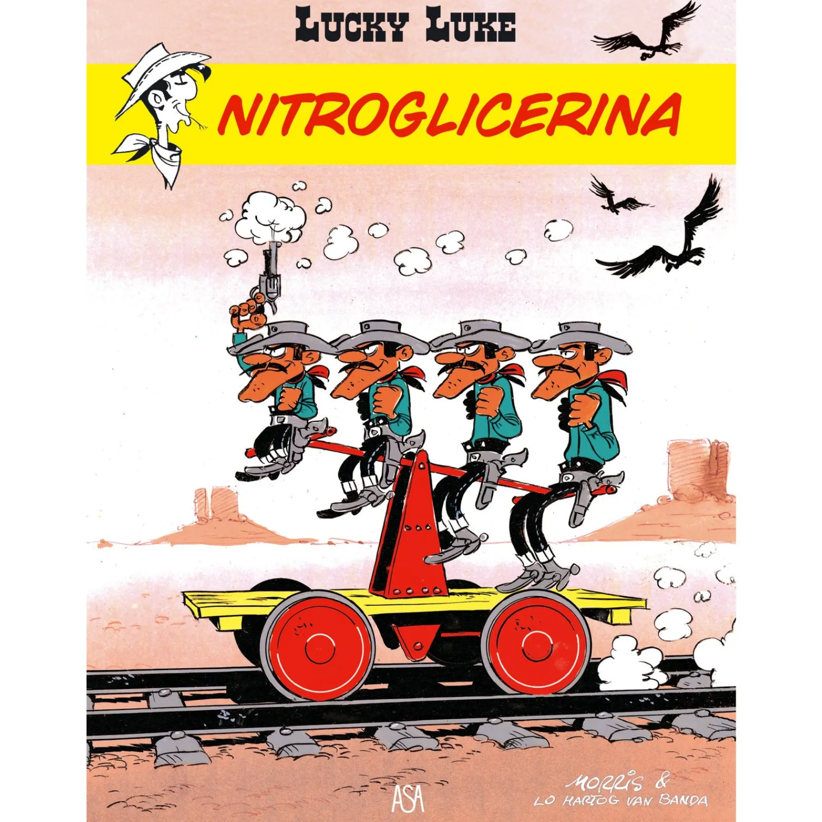 Asa Lucky Luke - Nitroglicerina de Lo Hartog Van Banda e Morris^ Banda Desenhada E Novelas Gráficas
