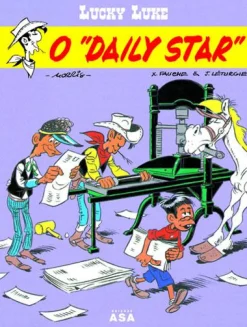 Edições Asa Lucky Luke - o Daily Star de Xavier Fauche^ Banda Desenhada E Novelas Gráficas