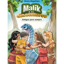 Porto Editora Malik e os Dinossauros - Amigos para Sempre de Álvaro Magalhães^ Coleções Juvenis