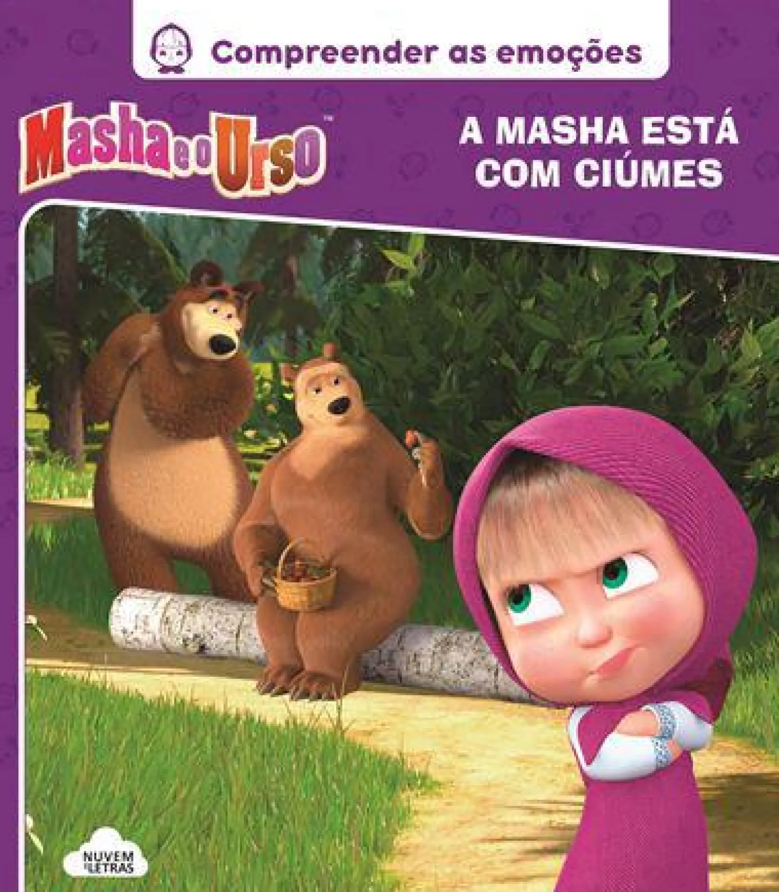 Nuvem De Letras Masha e o Urso - A Masha Está com Ciúmes^ Coleções Infantis
