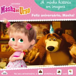 Nuvem De Letras Masha e o Urso - Feliz Aniversário, Masha!^ Coleções Infantis