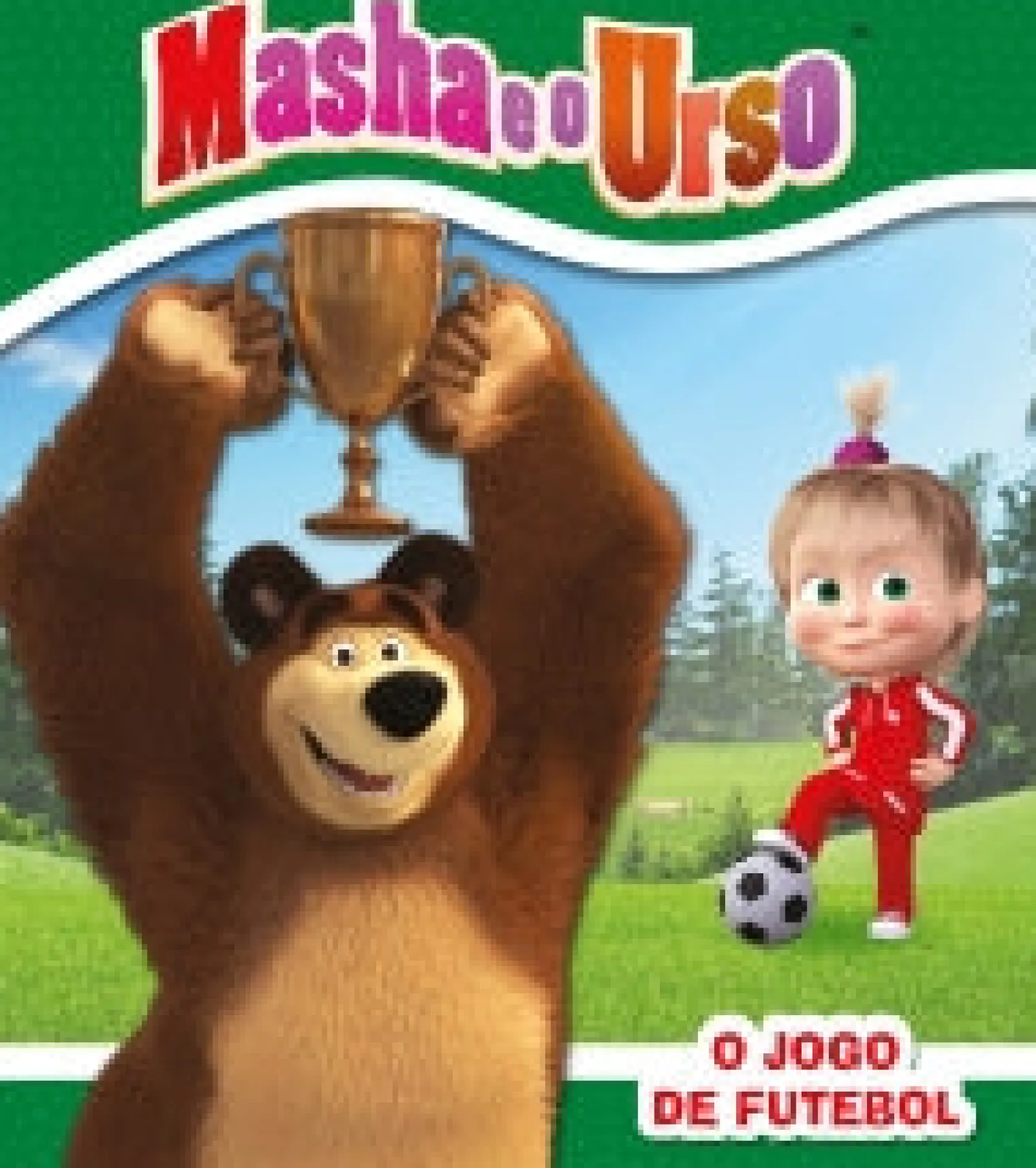 Nuvem De Letras Masha e o Urso - o Jogo de Futebol^ Coleções Infantis