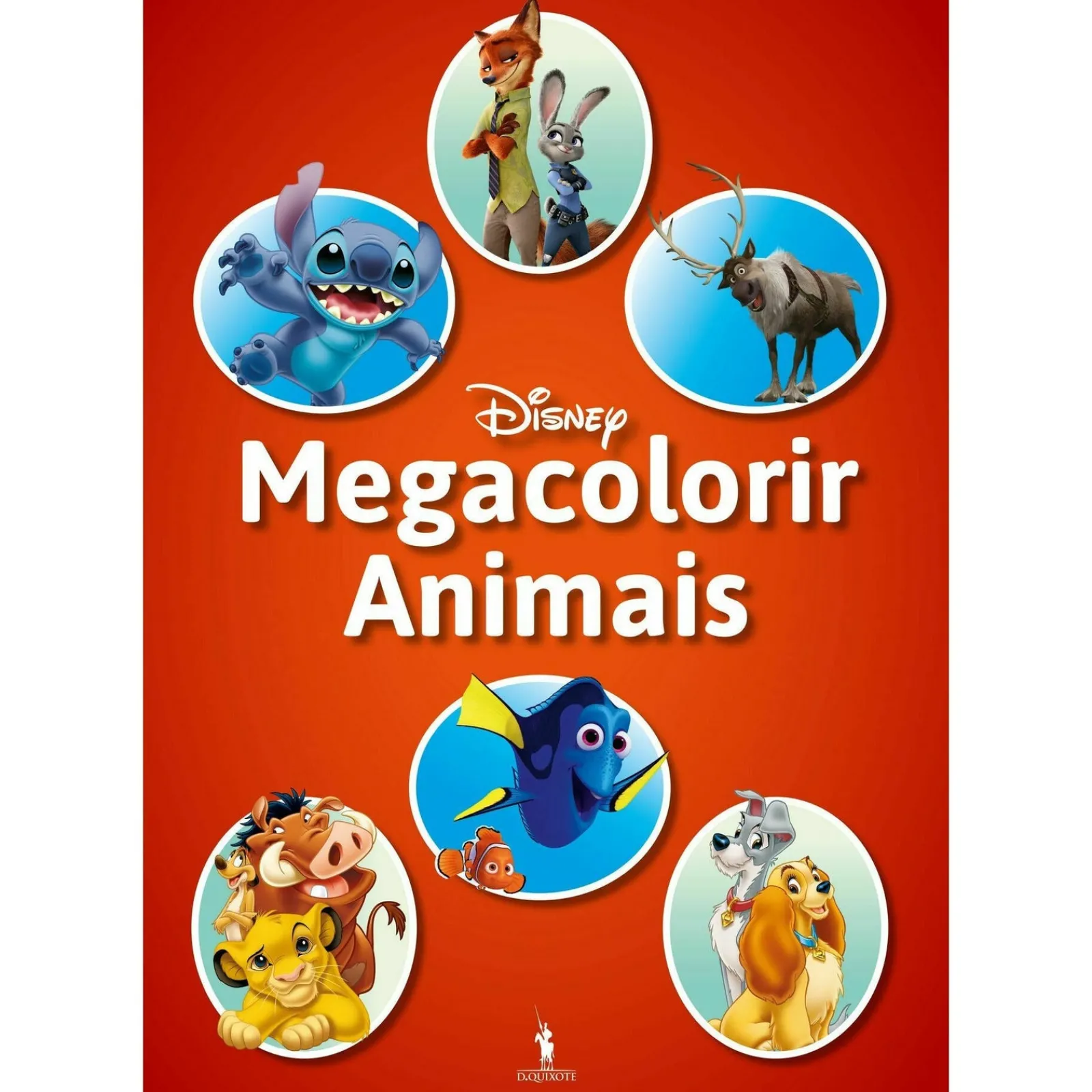 Dom Quixote Megacolorir Animais de Disney - Disney Megacolorir^ Atividades