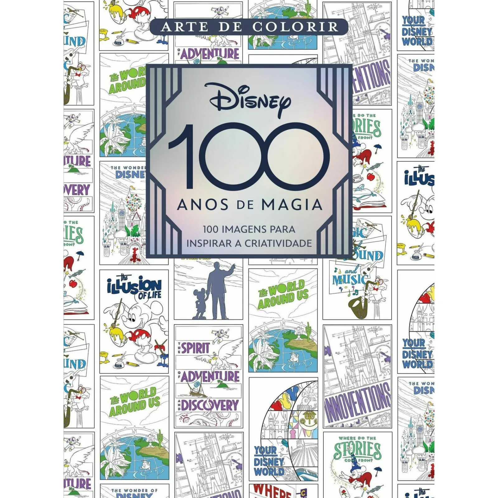Dom Quixote Megacolorir Disney 100 de Disney^ Atividades
