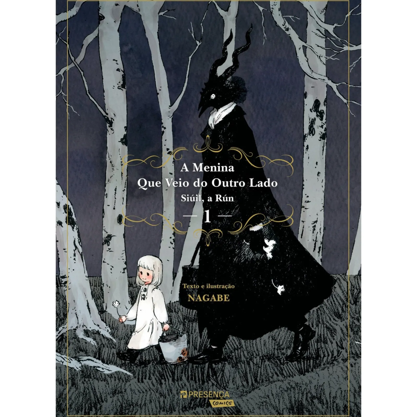 Presença Menina Outro Lado de Nagabe^ Manga