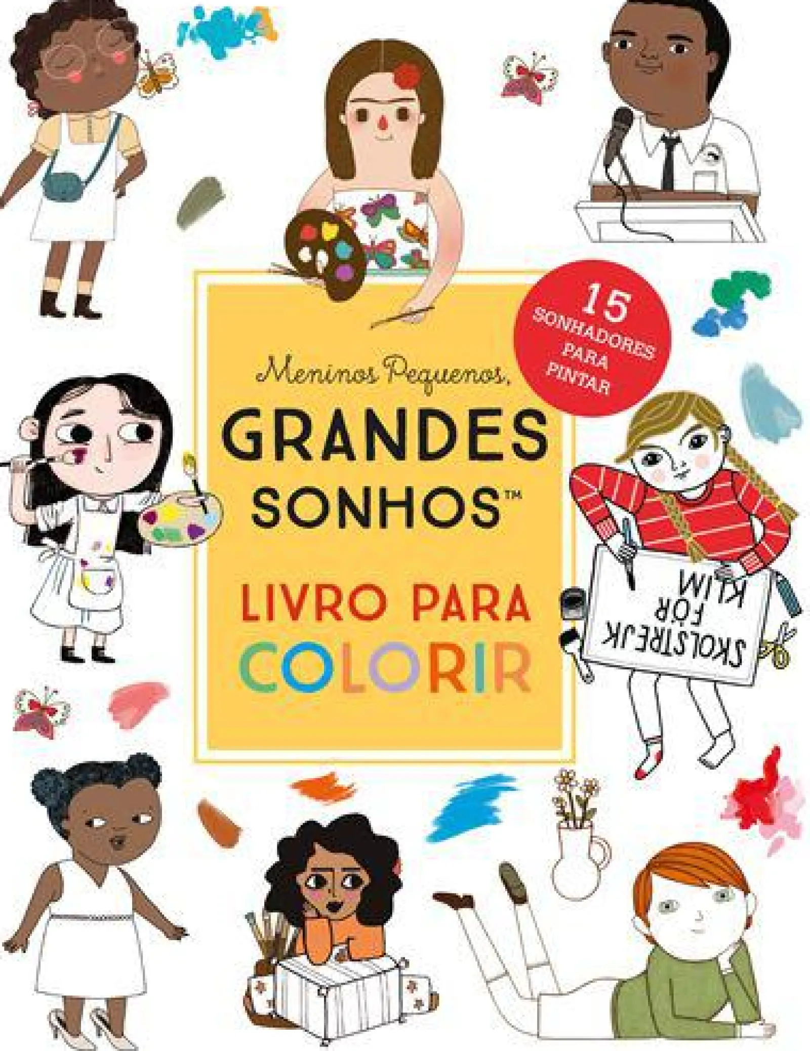 Nuvem De Letras Meninos Pequenos, Grandes Sonhos de M.ª Isabel Sánchez Vegara - Livro para Colorir^ Atividades
