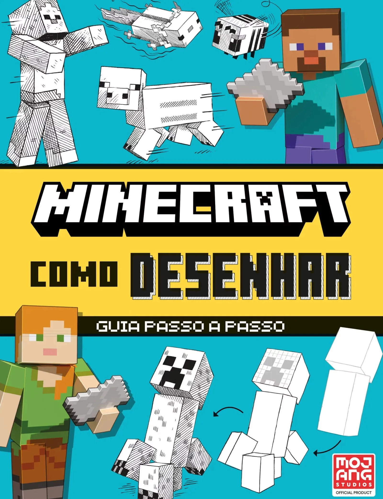 Booksmile Minecraft - Como Desenhar^ Atividades