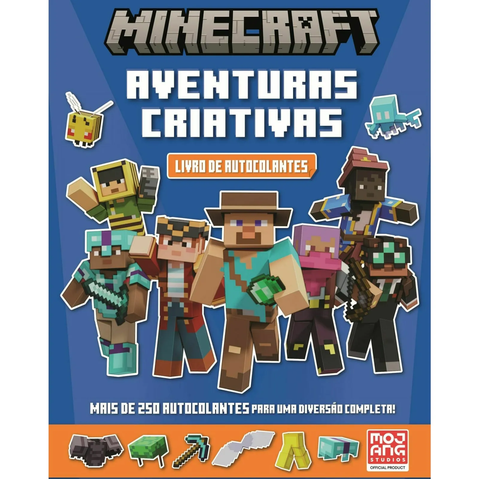 Booksmile Minecraft - Livro de Autocolantes^ Atividades