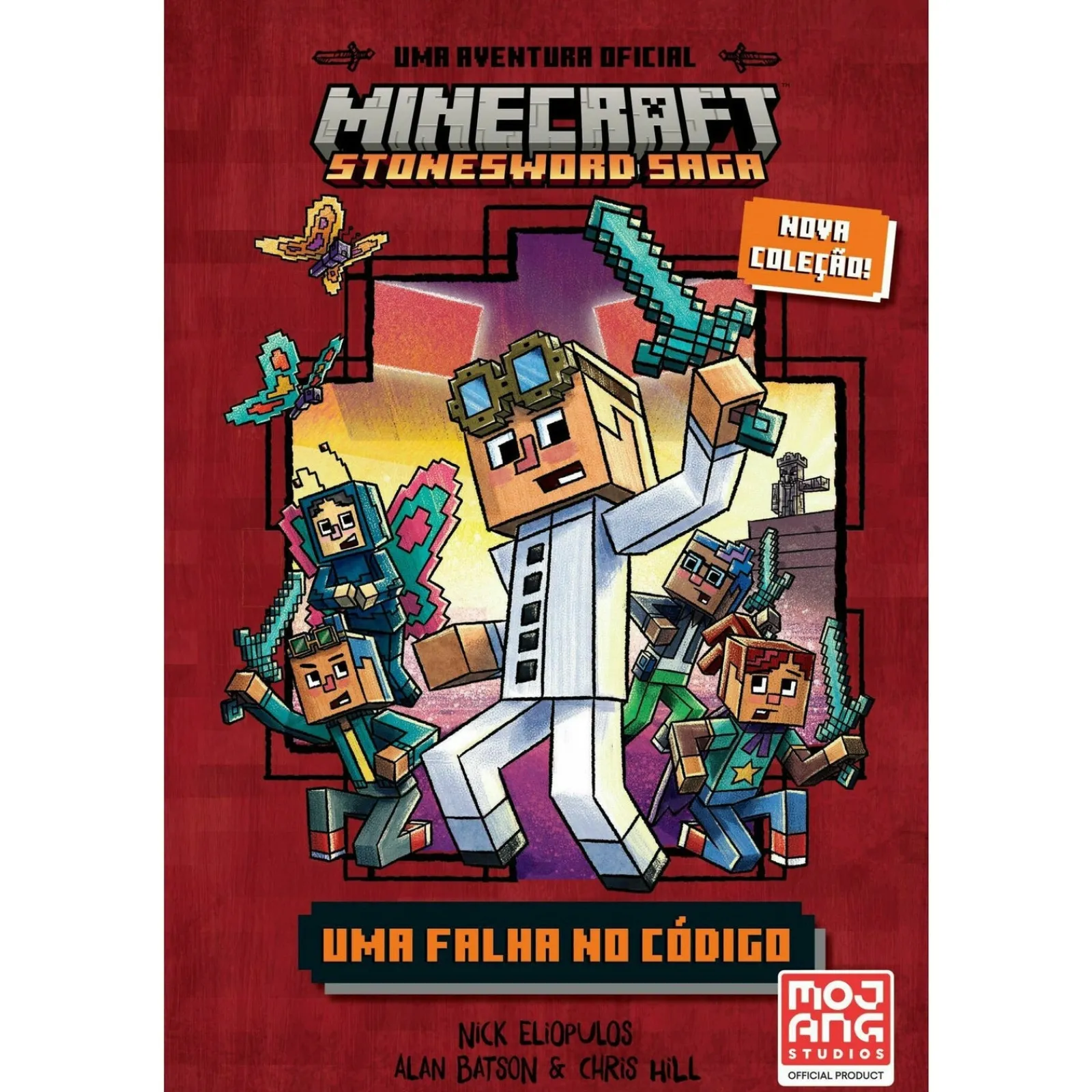 Booksmile Minecraft 1 Stonesword Saga - uma Falha no Código de Nick Eliopulos^ Coleções Juvenis