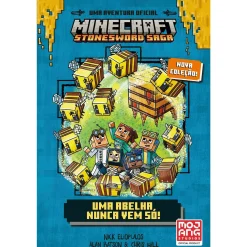 Booksmile Minecraft - uma Abelha Nunca Vem Só! de Nick Eliopulos^ Coleções Juvenis