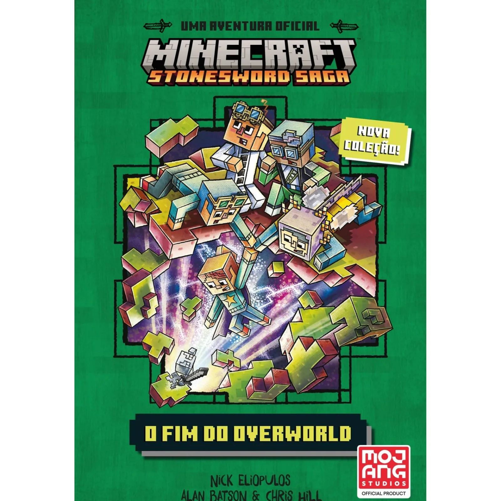 Booksmile Minecraft de Nick Eliopulos - Stonesword Saga: o Fim do Overworld^ Coleções Juvenis