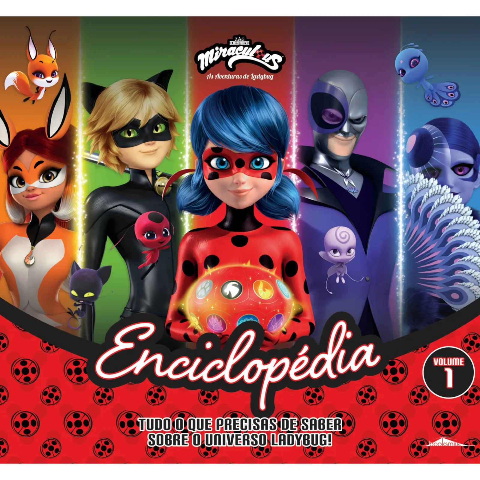 Booksmile Miraculous Enciclopédia Vol 1 de Livro^ Coleções Infantis