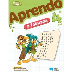 Porto Editora Missão Zupi - Aprendo A Tabuada - 4.º Ano^ 1º Ciclo