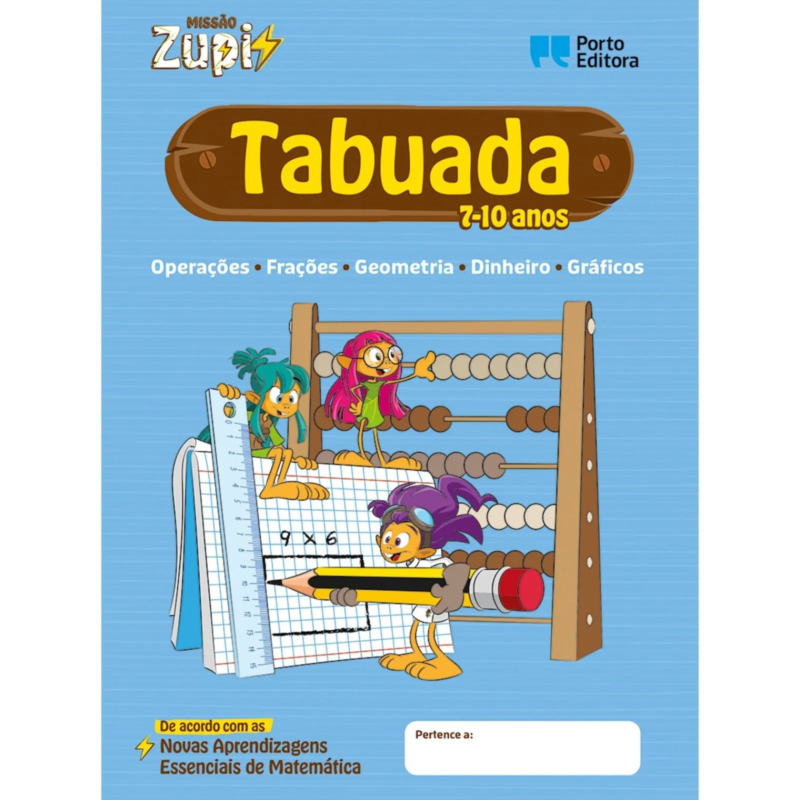 Porto Editora Missão Zupi - Tabuada - 7-10 Anos^ 1º Ciclo