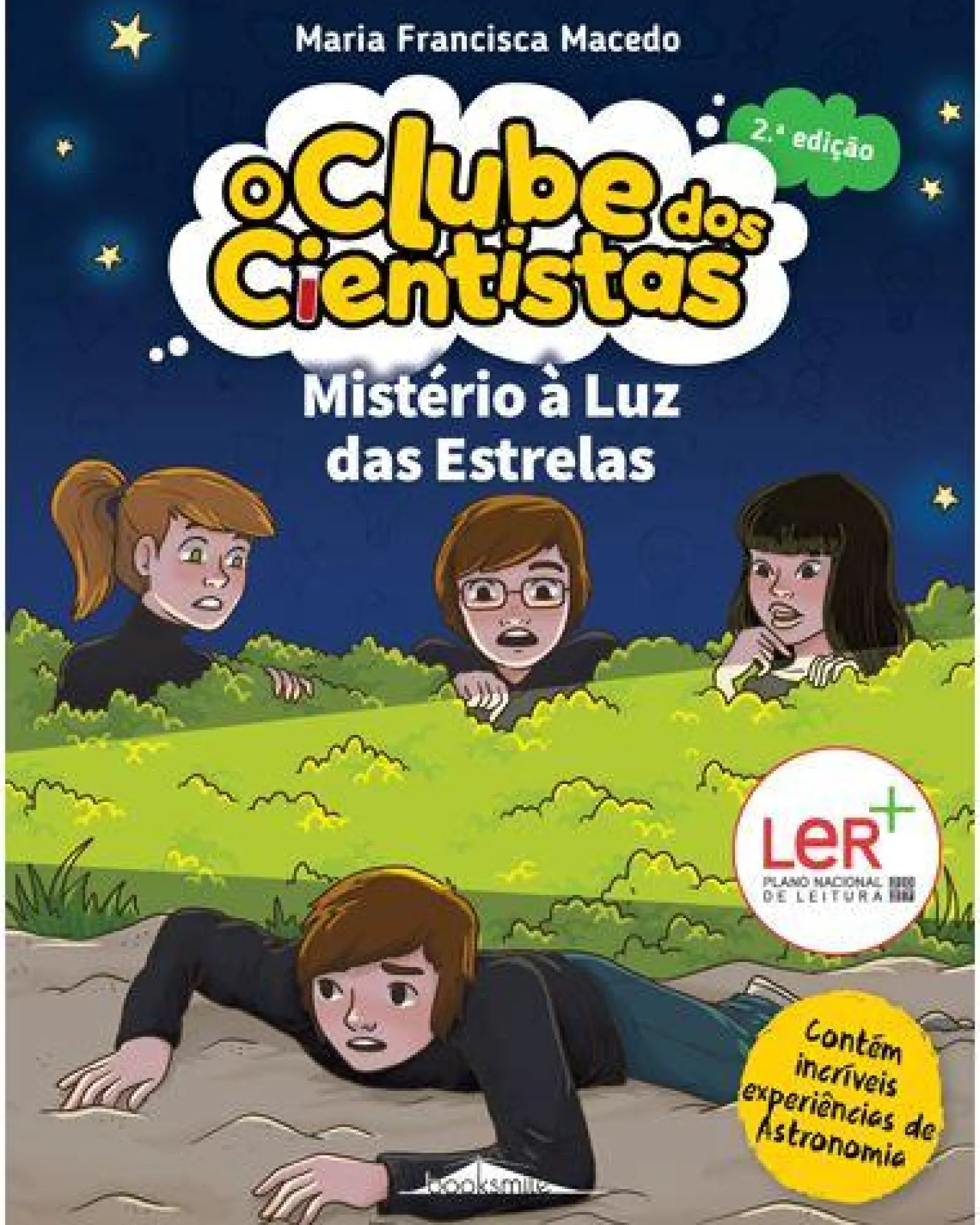 Booksmile Mistério à Luz das Estrelas de Maria Francisca Macedo - O Clube dos Cientistas N.º 12 (2ª Edição)^ Coleções Juvenis