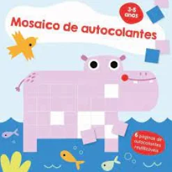 Yoyo Books Mosaico de Autocolantes - Hipopótamo 3-5 Anos de Yoyo Studios^ Atividades