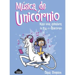 Nuvem De Letras Música de Unicórnio de Dana Simpson^ Banda Desenhada E Novelas Gráficas