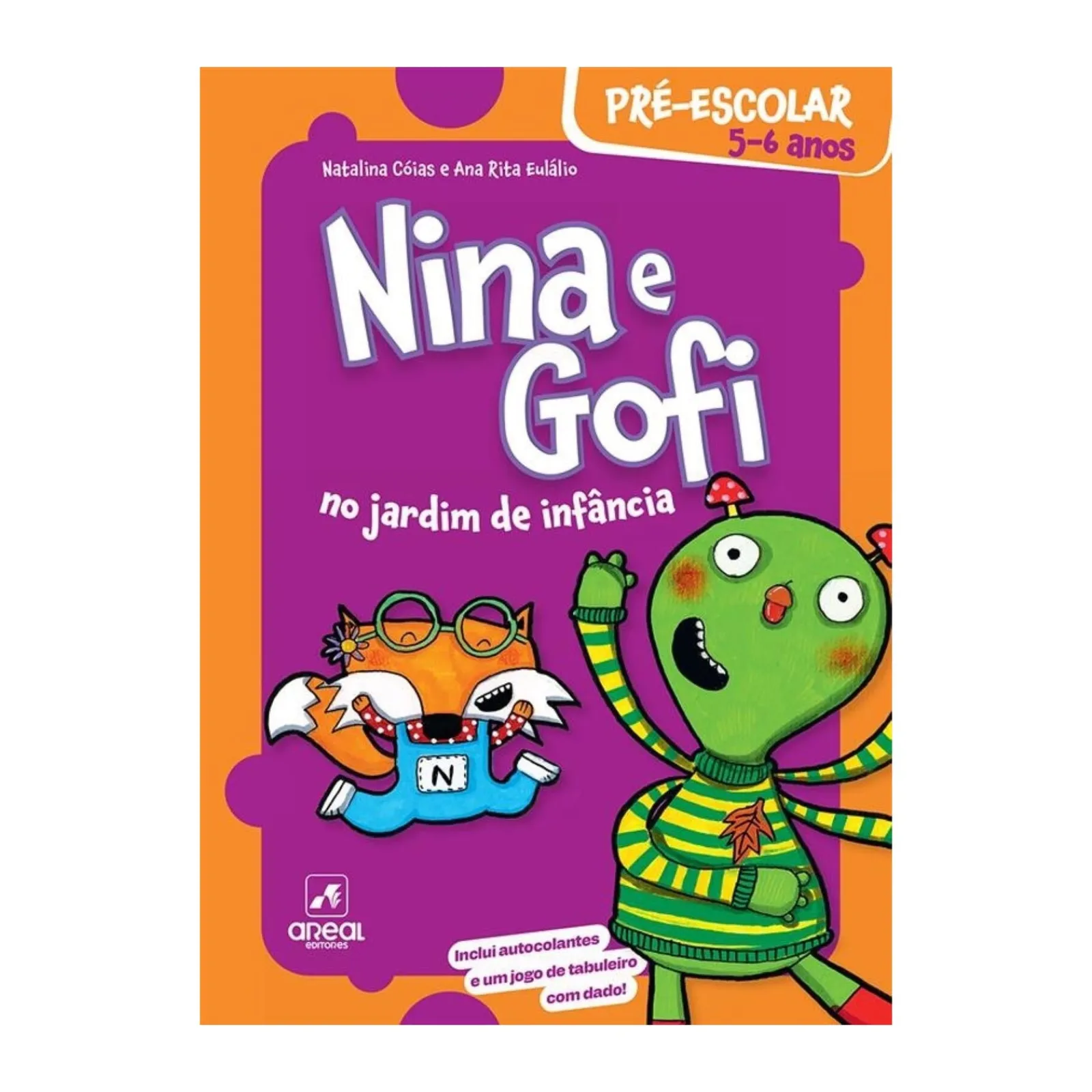 Areal Nina e Gofi no Jardim de Infância 5-6 Anos^ Pré-Escolar