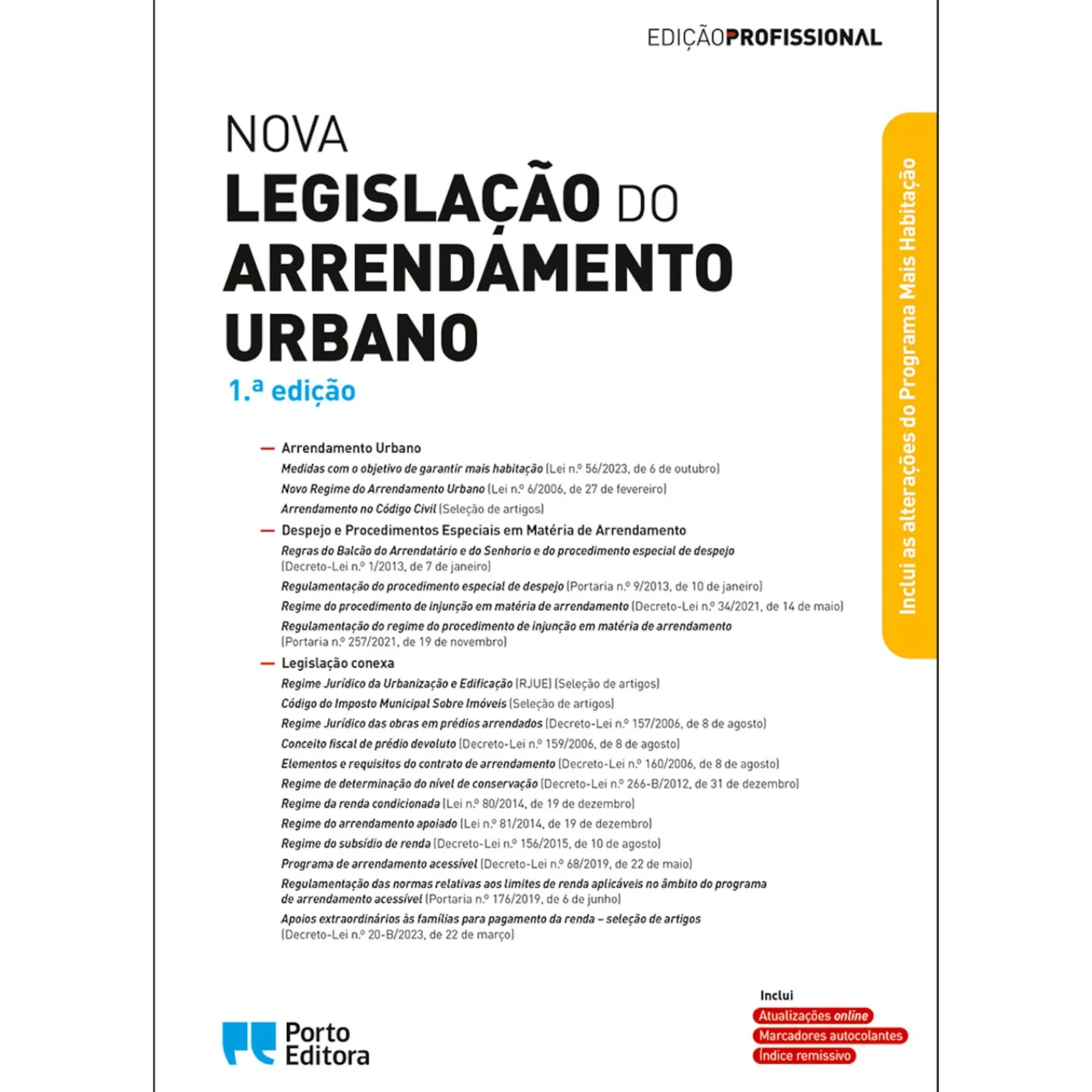 Porto Editora Nova Legislação do Arrendamento Urbano 1.ª Edição^ Técnicos