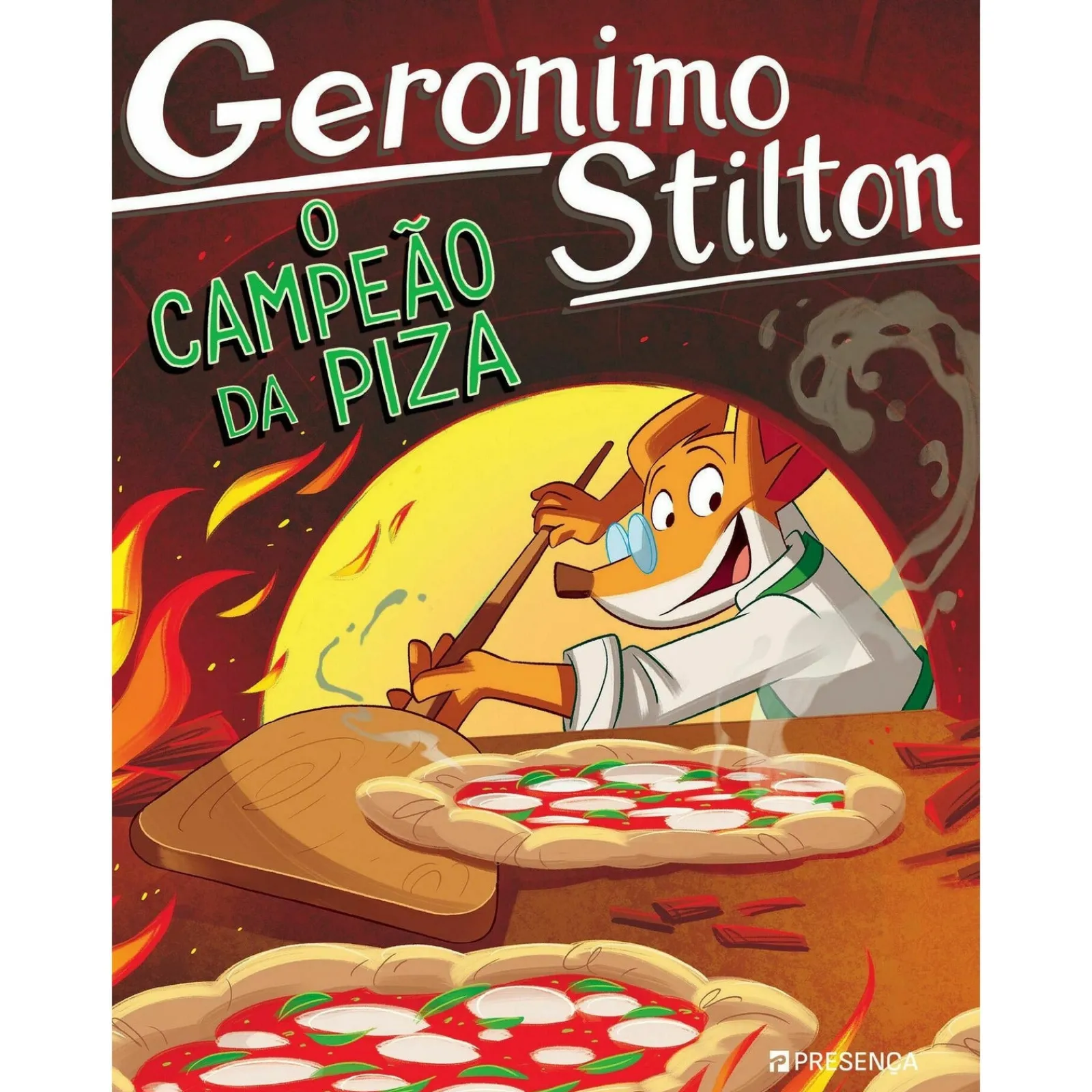 Presença O Campeão da Piza de Geronimo Stilton;^ Coleções Juvenis