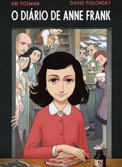 Porto Editora O Diário de Anne Frank - Diário Gráfico de Ari Folman, David Polonsky e Anne Frank^ Banda Desenhada E Novelas Gráficas