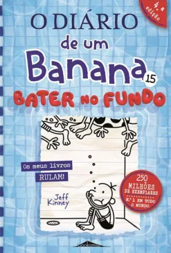 Booksmile O Diário de um Banana 15 de Jeff Kinney Bater no Fundo^ Coleções Juvenis