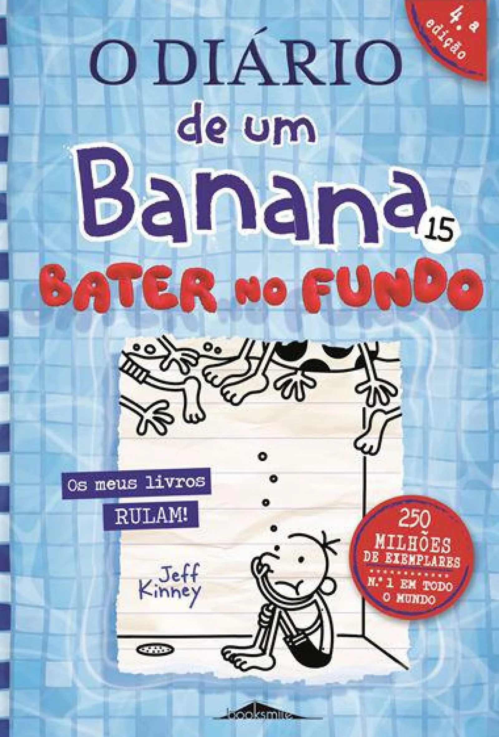 Booksmile O Diário de um Banana 15 de Jeff Kinney Bater no Fundo^ Coleções Juvenis