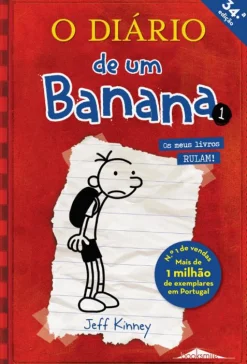 Booksmile O Diário de um Banana 1 de Jeff Kinney Um Romance com Cartoons (34ª Edição)^ Coleções Juvenis