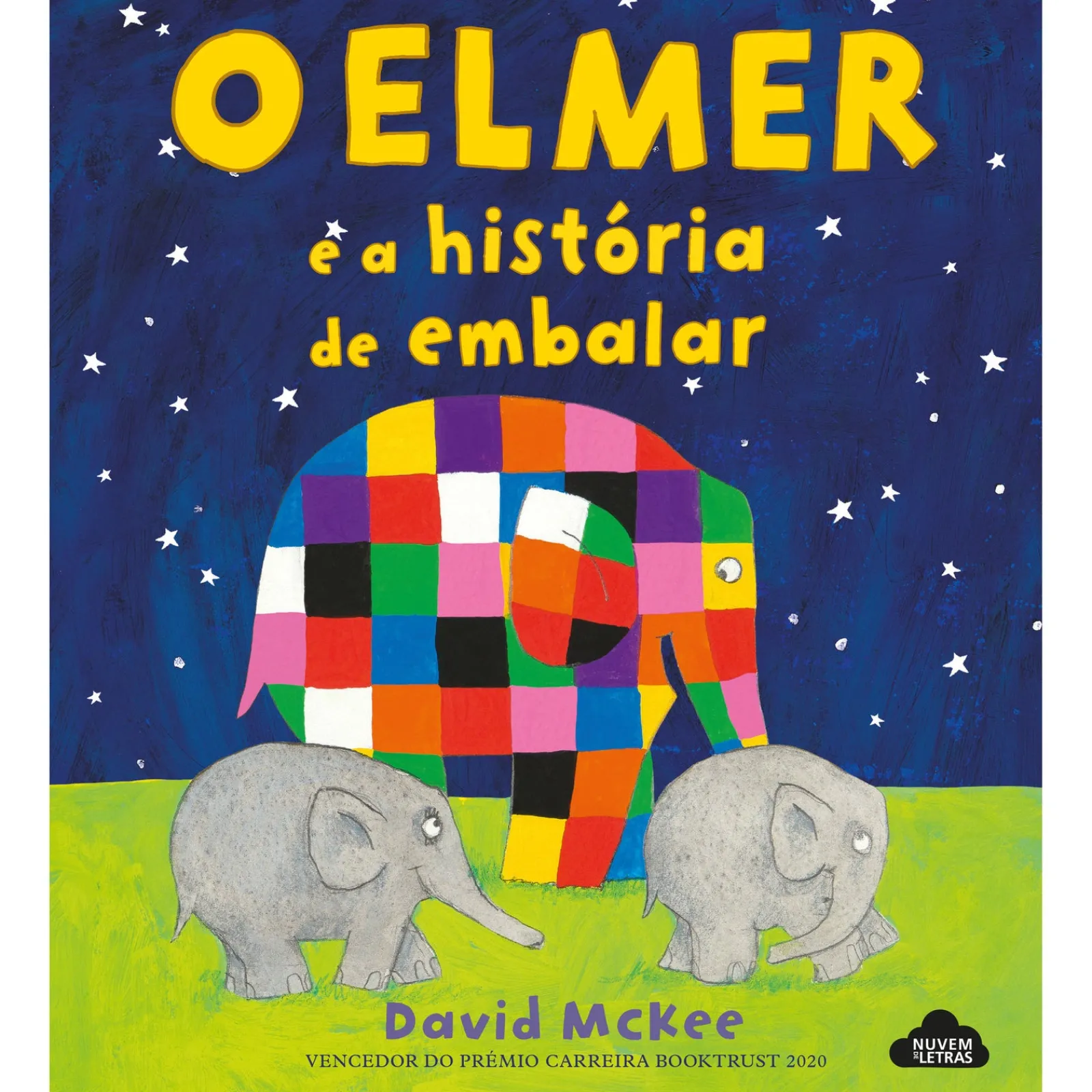 Nuvem De Letras O Elmer e a História de Embalar de David McKee^ Coleções Infantis