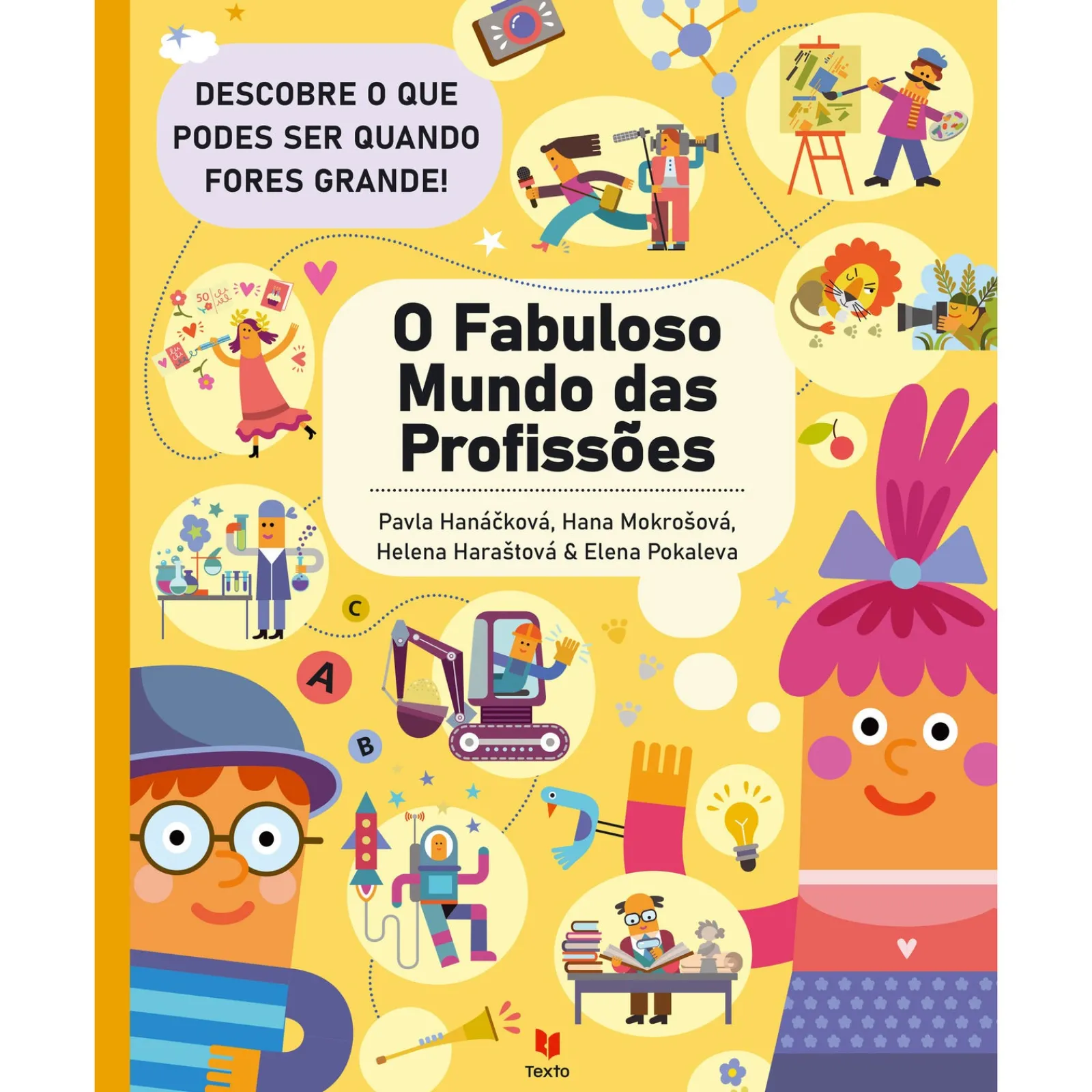 Texto Editora O Fabuloso Mundo das Profissões de Vários Autores^ Conhecimento