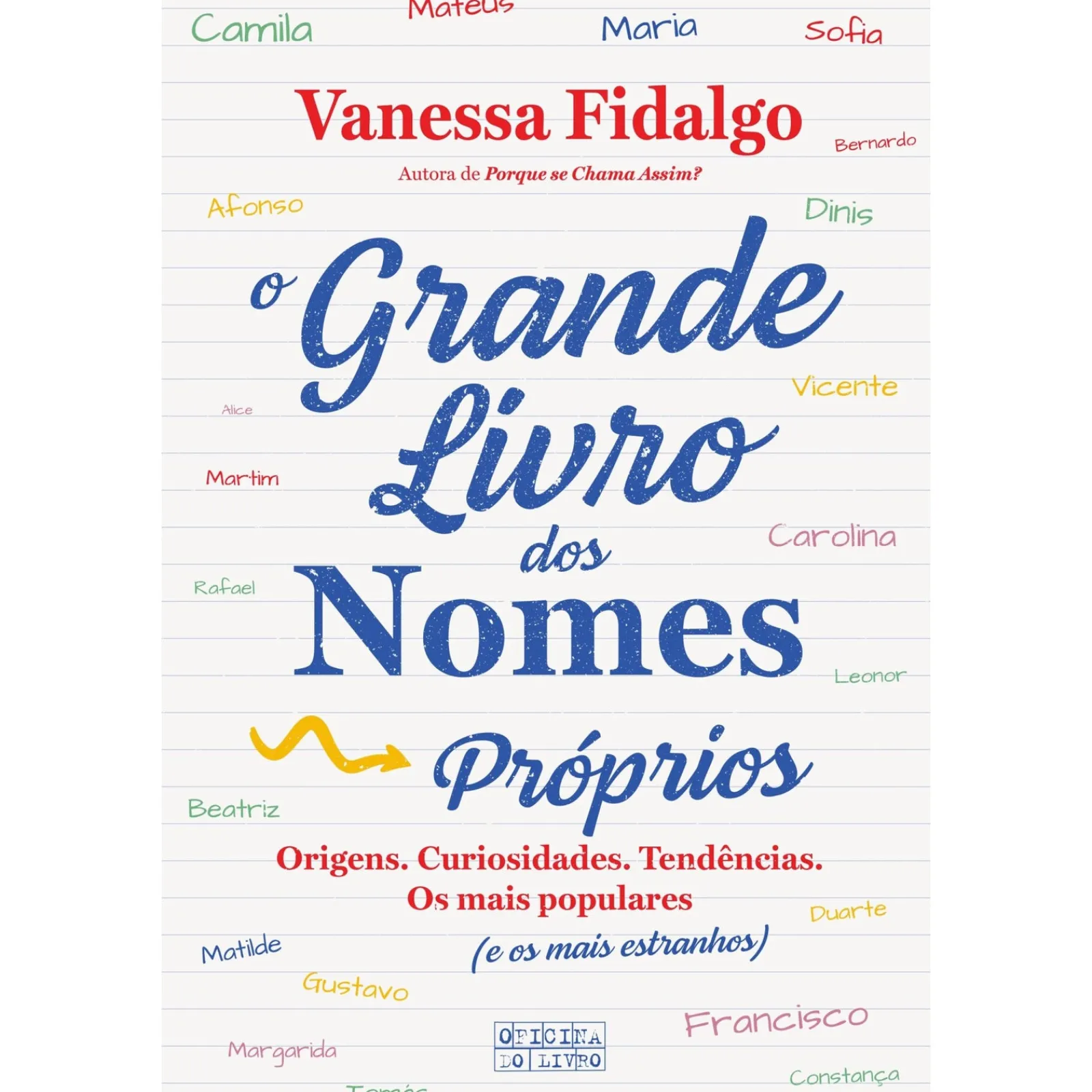 Oficina Do Livro O Grande Livro dos Nomes Próprios de Vanessa Fidalgo - Origens, Curiosidades, Tendências. os Mais Populares (e os Mais Estranhos)^ Tempos Livres