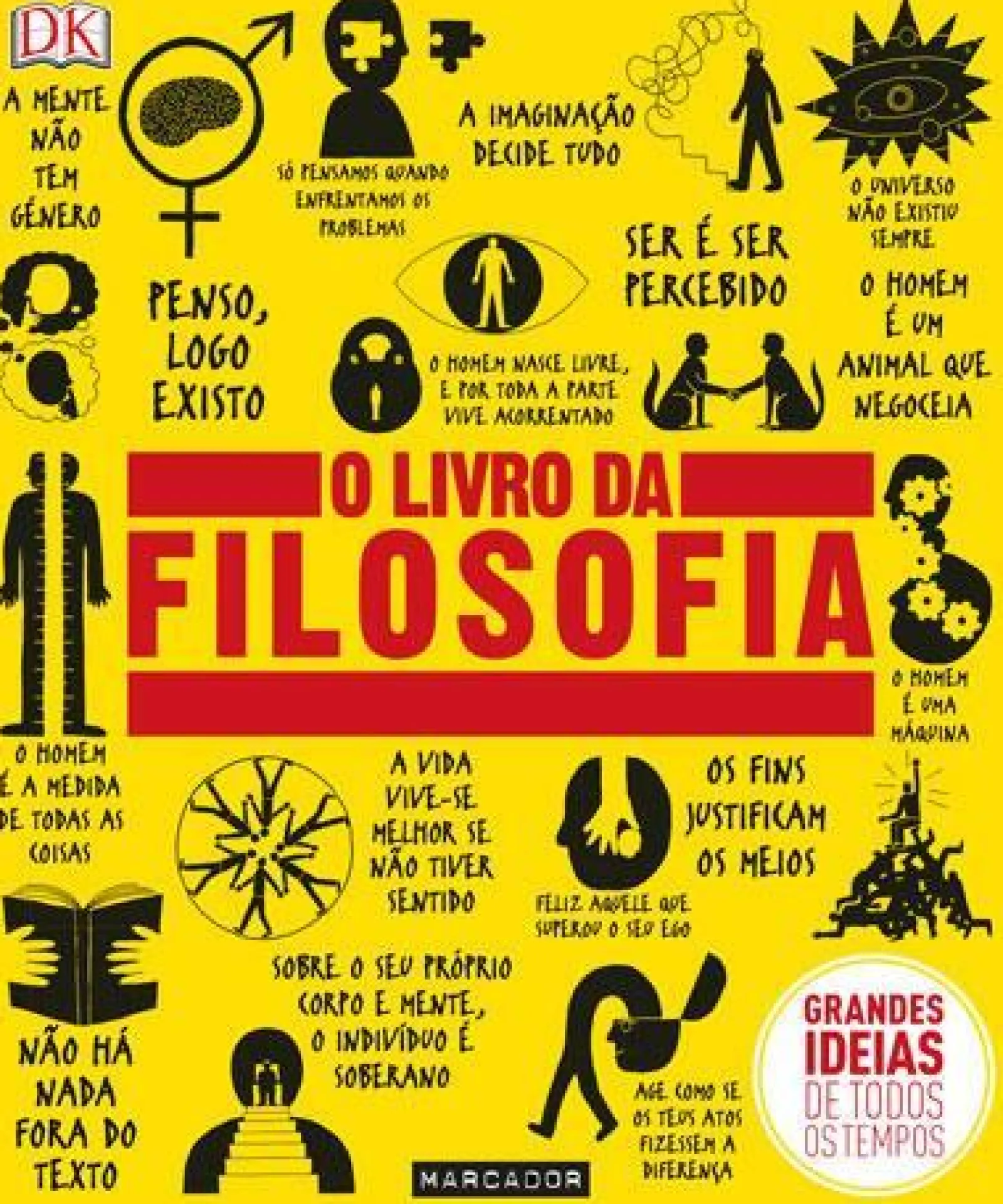Marcador O Livro da Filosofia^ Tempos Livres